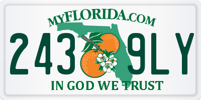 FL license plate 2439LY