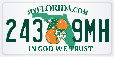 FL license plate 2439MH