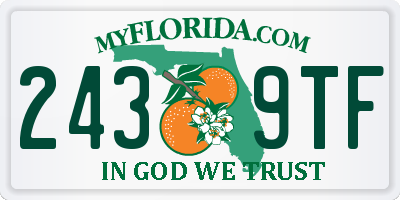 FL license plate 2439TF