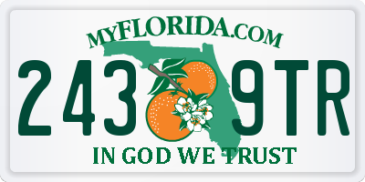 FL license plate 2439TR