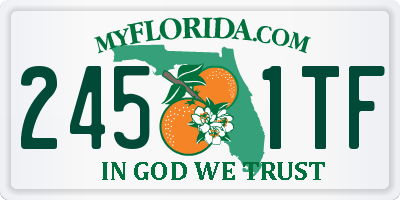 FL license plate 2451TF