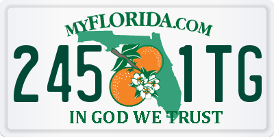FL license plate 2451TG