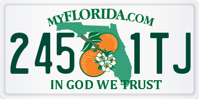 FL license plate 2451TJ