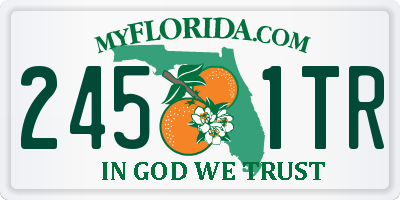 FL license plate 2451TR