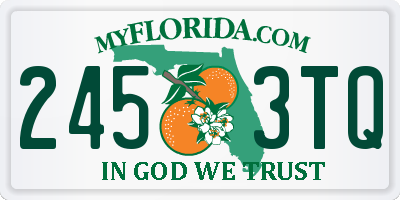 FL license plate 2453TQ