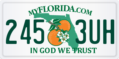FL license plate 2453UH
