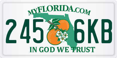 FL license plate 2456KB