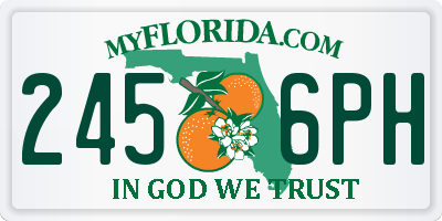 FL license plate 2456PH