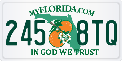 FL license plate 2458TQ