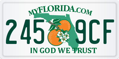FL license plate 2459CF