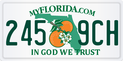 FL license plate 2459CH