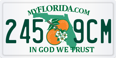 FL license plate 2459CM