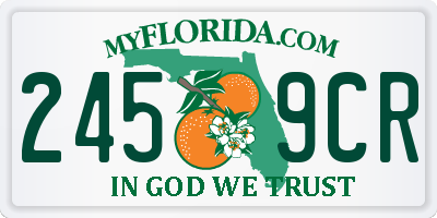 FL license plate 2459CR