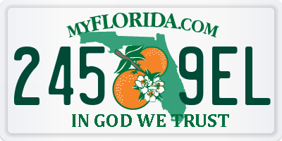 FL license plate 2459EL