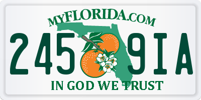 FL license plate 2459IA
