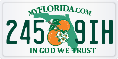 FL license plate 2459IH