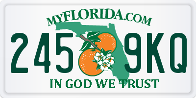 FL license plate 2459KQ