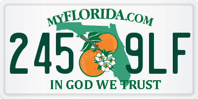 FL license plate 2459LF