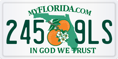 FL license plate 2459LS