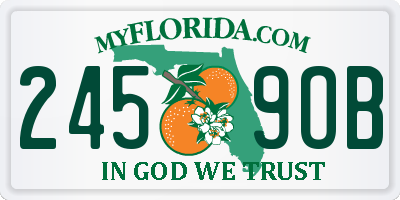 FL license plate 2459OB