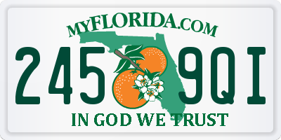 FL license plate 2459QI