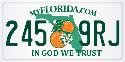 FL license plate 2459RJ