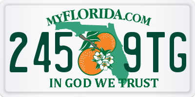 FL license plate 2459TG