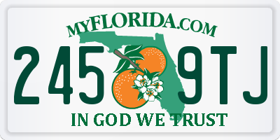 FL license plate 2459TJ