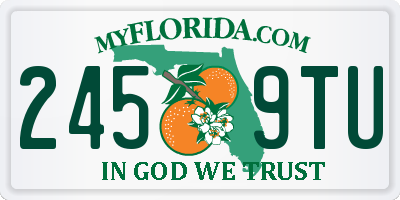 FL license plate 2459TU