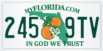 FL license plate 2459TV