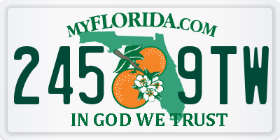 FL license plate 2459TW