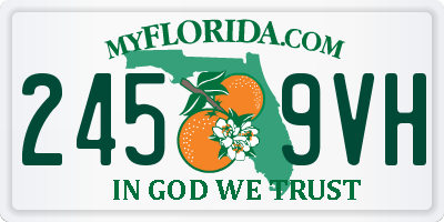 FL license plate 2459VH