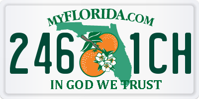 FL license plate 2461CH