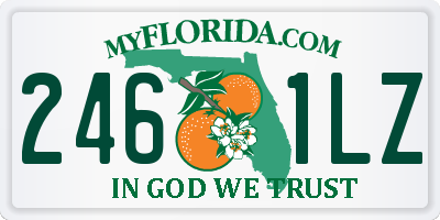 FL license plate 2461LZ