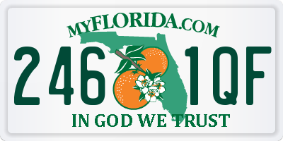 FL license plate 2461QF