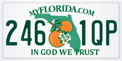 FL license plate 2461QP