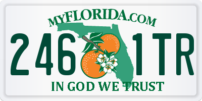 FL license plate 2461TR