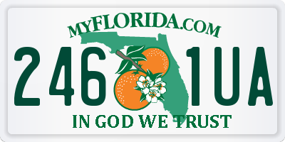 FL license plate 2461UA
