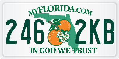 FL license plate 2462KB