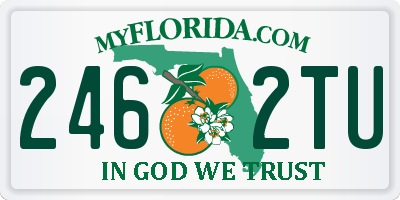 FL license plate 2462TU