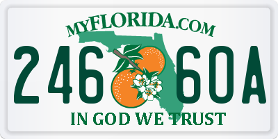 FL license plate 2466OA