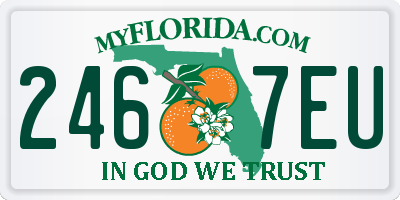 FL license plate 2467EU