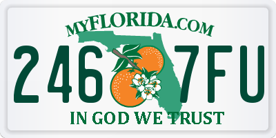 FL license plate 2467FU