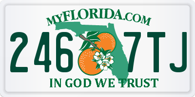 FL license plate 2467TJ