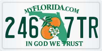 FL license plate 2467TR