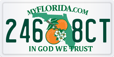 FL license plate 2468CT