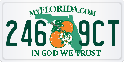 FL license plate 2469CT