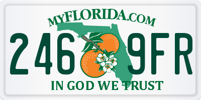 FL license plate 2469FR