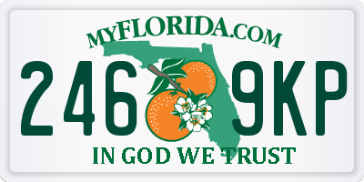 FL license plate 2469KP