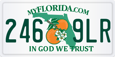 FL license plate 2469LR